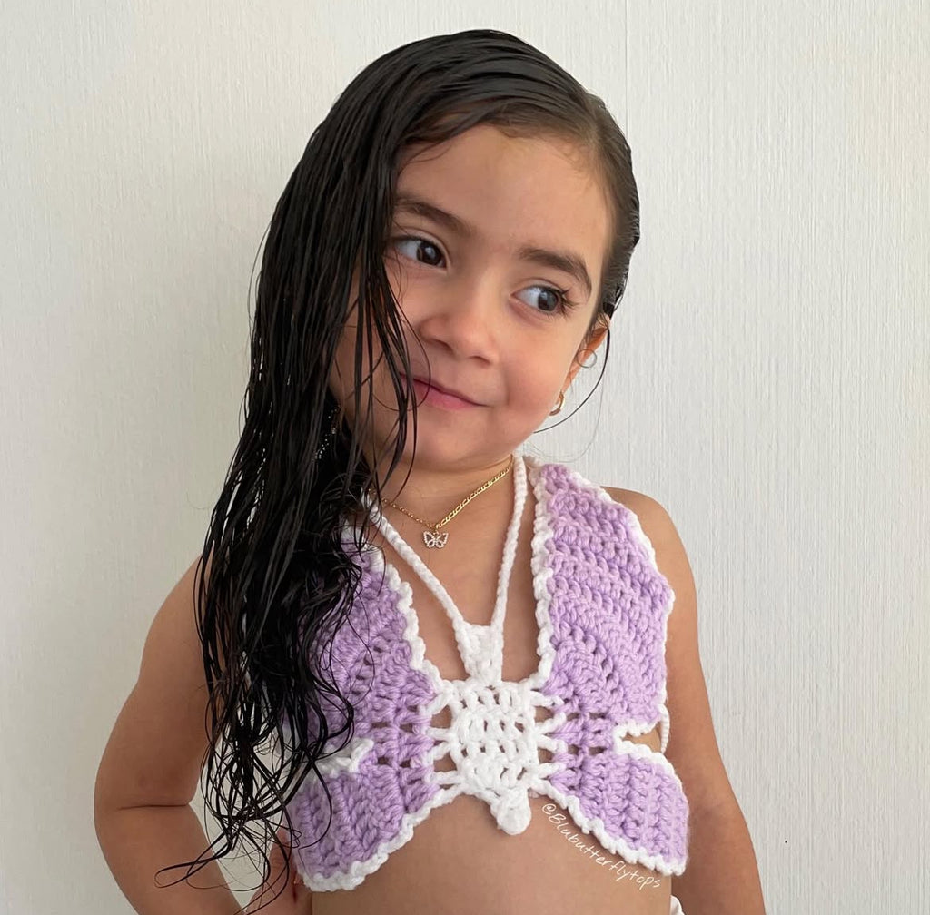 Baby butterfly top