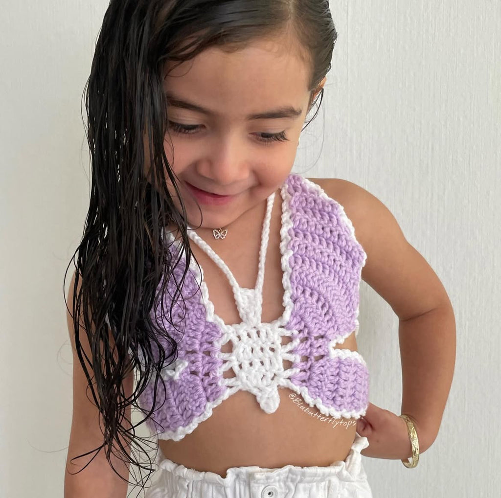 Baby butterfly top